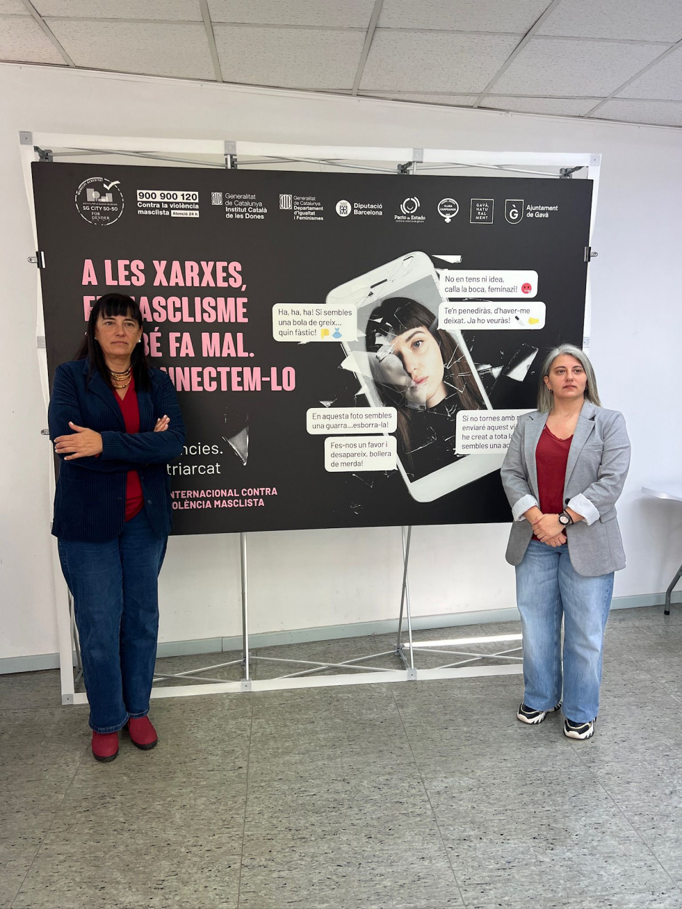 Gavà centra la conmemoración del 25N en la violencia machista en las redes sociales