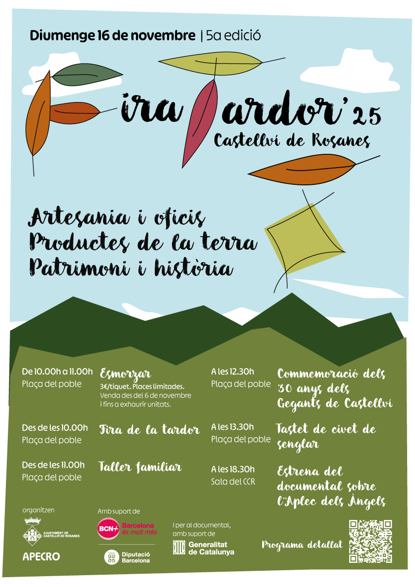 Cartell Fira de la tardor 2025