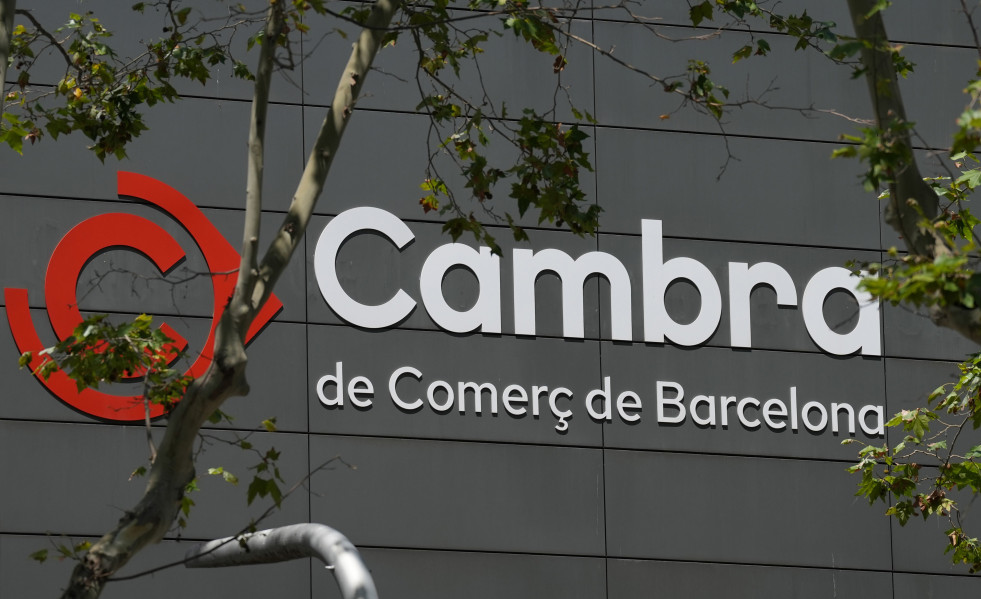 Archivo - Fachada de la Cámara de Comercio en Barcelona