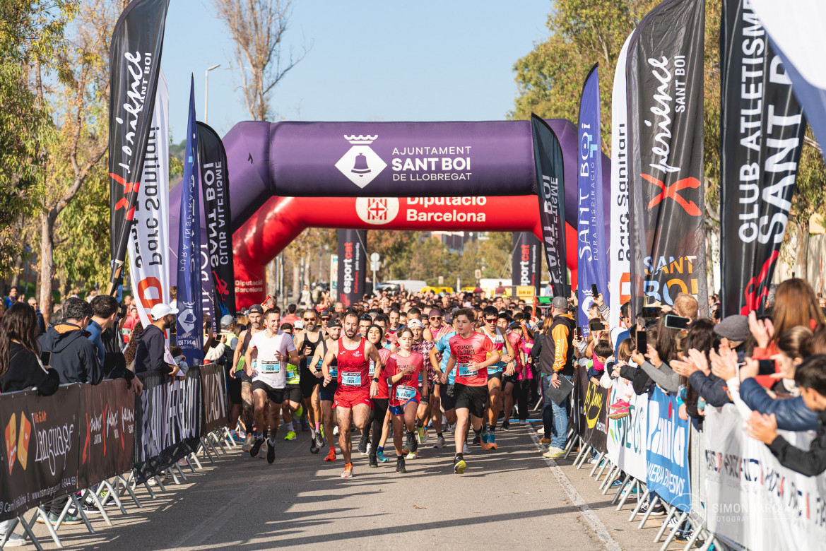 La 38ª Cursa Popular Vila de Sant Boi bate récords y estrena caminata popular 5K con gran éxito