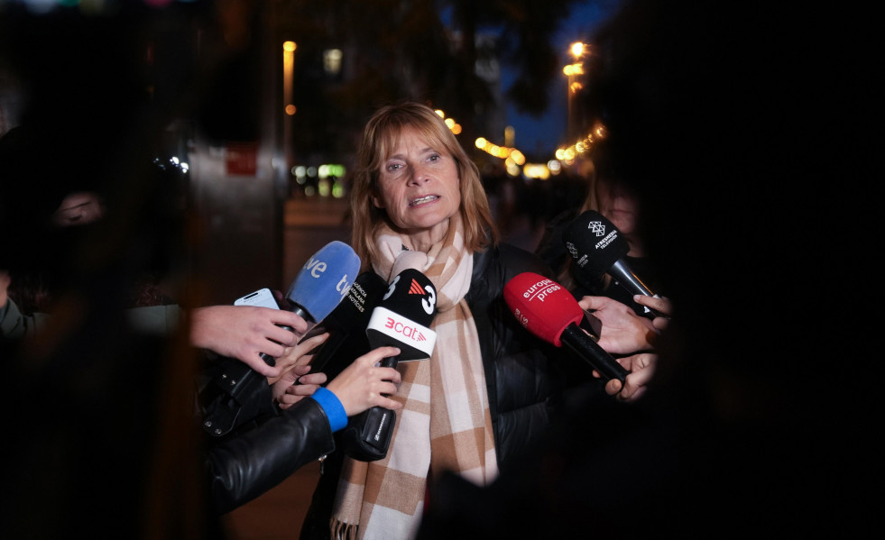 La viceprimera secretaria y portavoz del PSC, Lluïsa Moret.