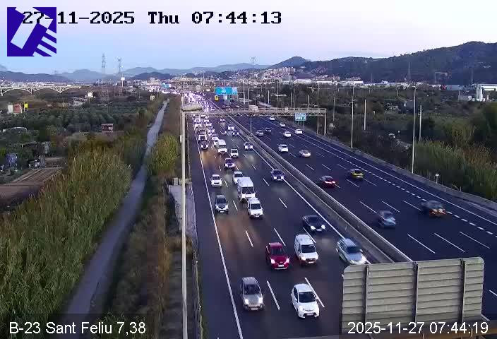 Importantes retenciones matinales en varias vías del Baix Llobregat y el entorno de Barcelona