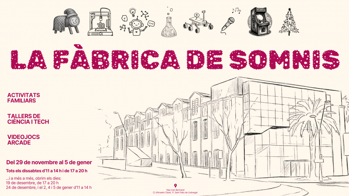 La Fàbrica dels Somnis transforma la Nau de Can Bertrand de Sant Feliu en un universo mágico y navideño