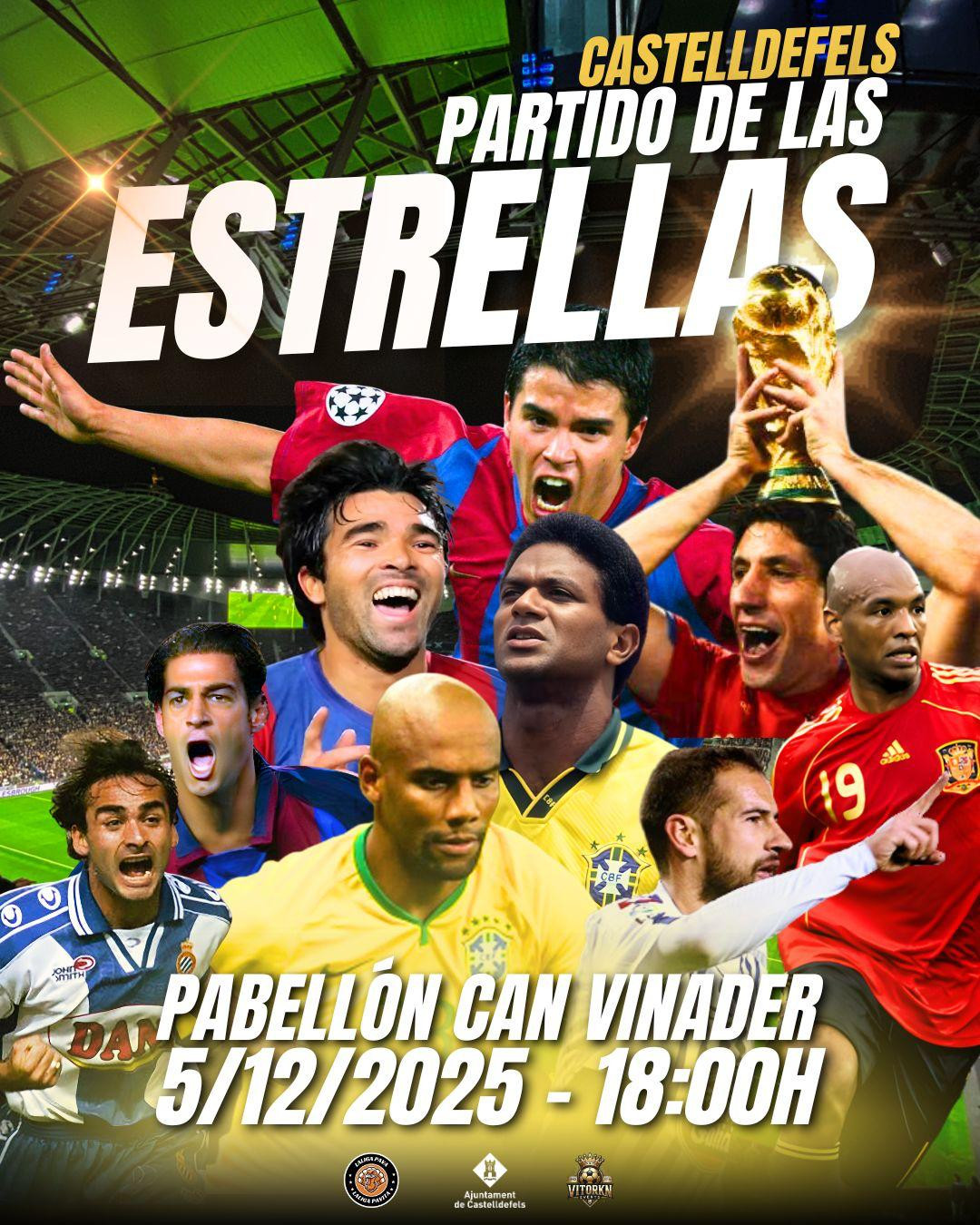 Partido de las Estrellas 5.12.25 cartel futbol