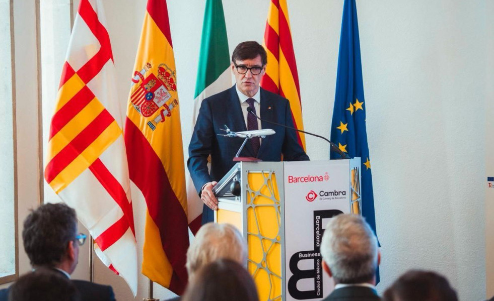 Illa en la presentación del nuevo vuelo directo entre Barcelona y Ciudad de México