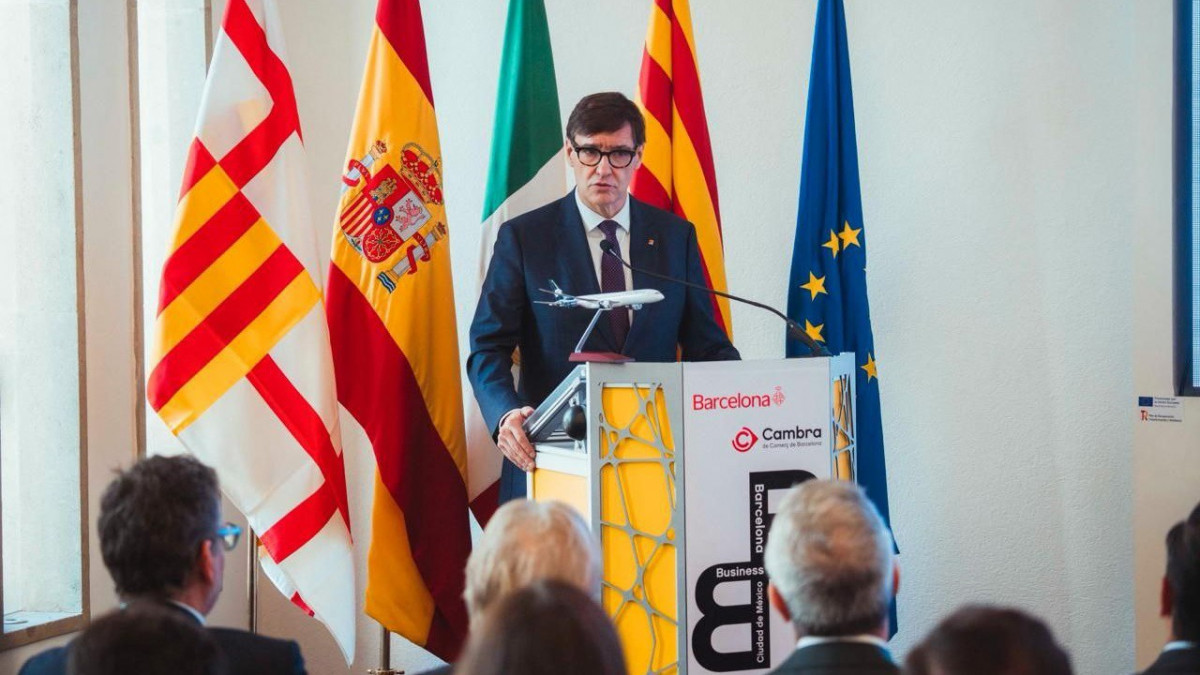 Illa en la presentación del nuevo vuelo directo entre Barcelona y Ciudad de México