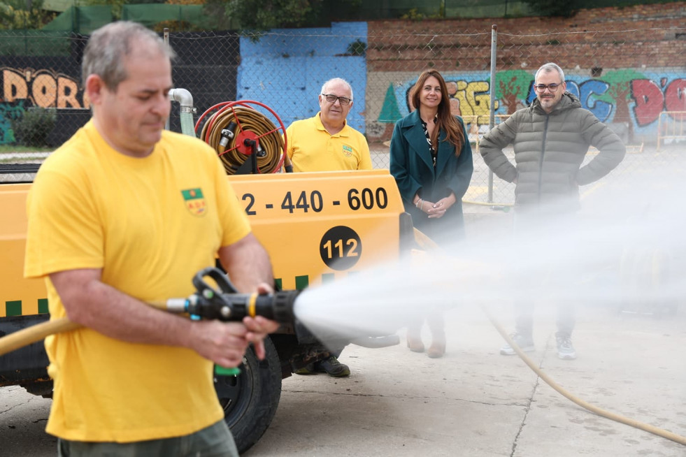 L’ADF de Sant Vicenç dels Horts refuerza la prevención de incendios con un nuevo kit de extinción