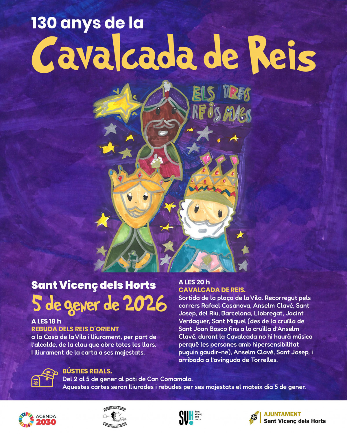 32 977. XXSS Cartell cavalcada de Reis 2026 1080 x 1350 scaled