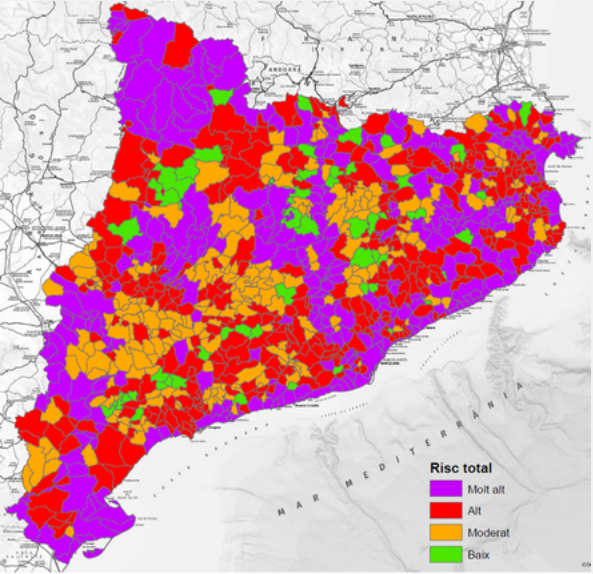Mapa riesgo inundacion