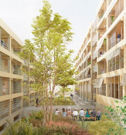 Habitatge dotacional gava render