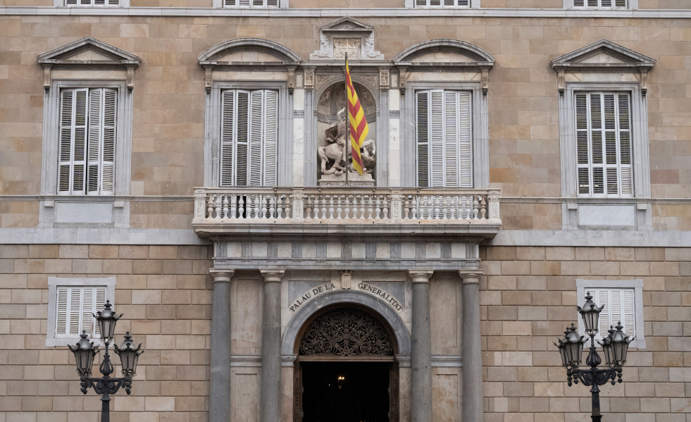 Archivo - Fachada del Palau de la Generalitat, a 22 de febrero de 2024, en Barcelona, Catalunya (España). El Palau de la Generalitat es la sede de la Presidencia y del Gobierno de Cataluña. Se trata