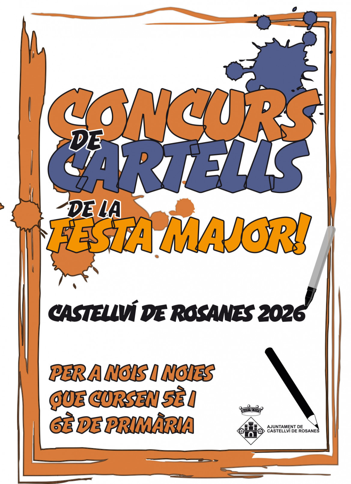 Castellví busca el cartel estrella de su Festa Major: solo podrán participar alumnos de 5º y 6º