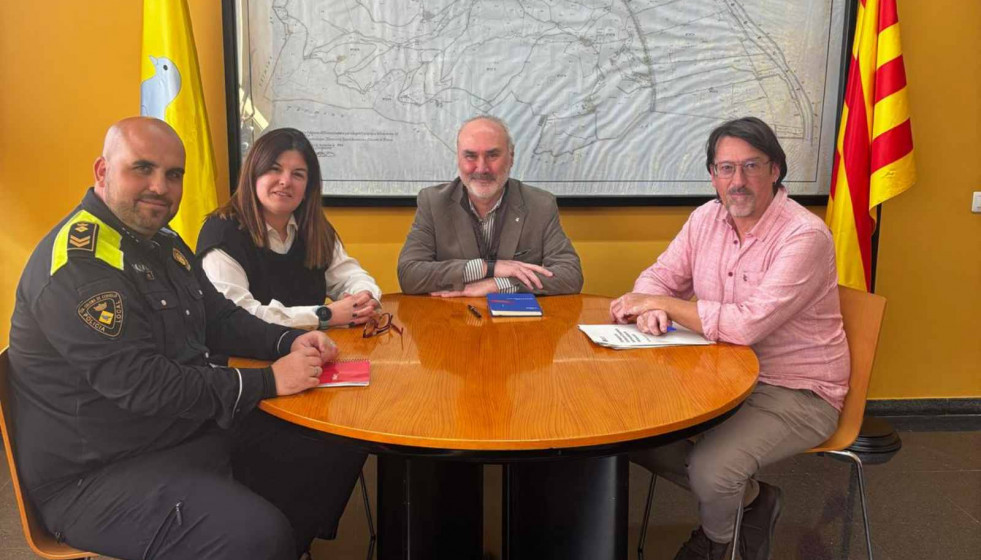 Junta de seguridad en Santa Coloma de Cervelló   Ayto. Santa Coloma de Cervelló