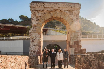 EuropaPress 7313690 acto inaugural restauracion arco romano pont diable martorell castellbisbal