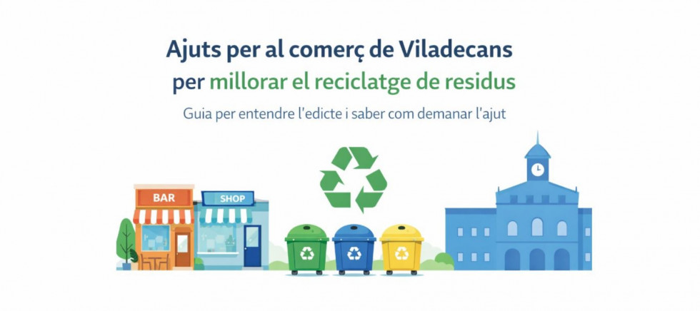 Viladecans impulsa ayudas al comercio por formación en residuos y abre un debate sobre su impacto