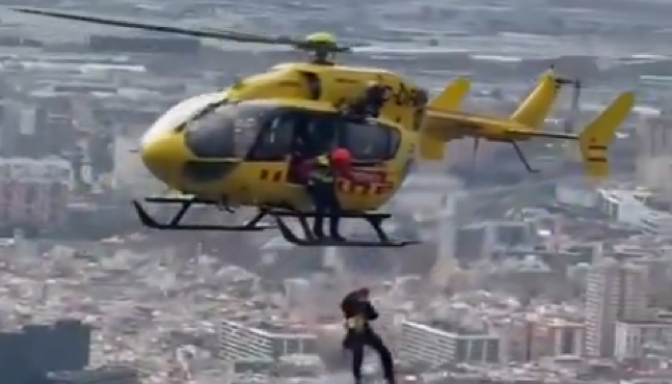 Rescate del MAER en directo @Twitter Bombers de la Generalitat de Catalunya