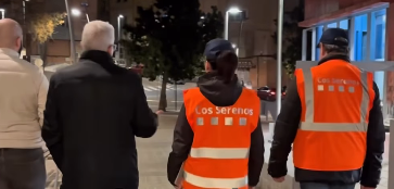 Cos de Serenos y el Acalde Eduard Sanz @Instagram Eduard Sanz