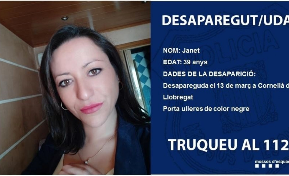 EuropaPress 2156380 imagen desaparecida cornella llobregat janet jumillas cuyo cadaver fue