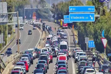 EuropaPress 7418458 estado carretera c 32 altura gava bracelona