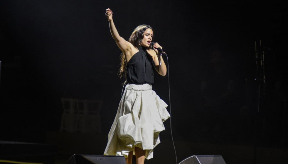EuropaPress 7254477 artista rosalia actua sorpresa concert manifest palestina palau sant jordi (1)