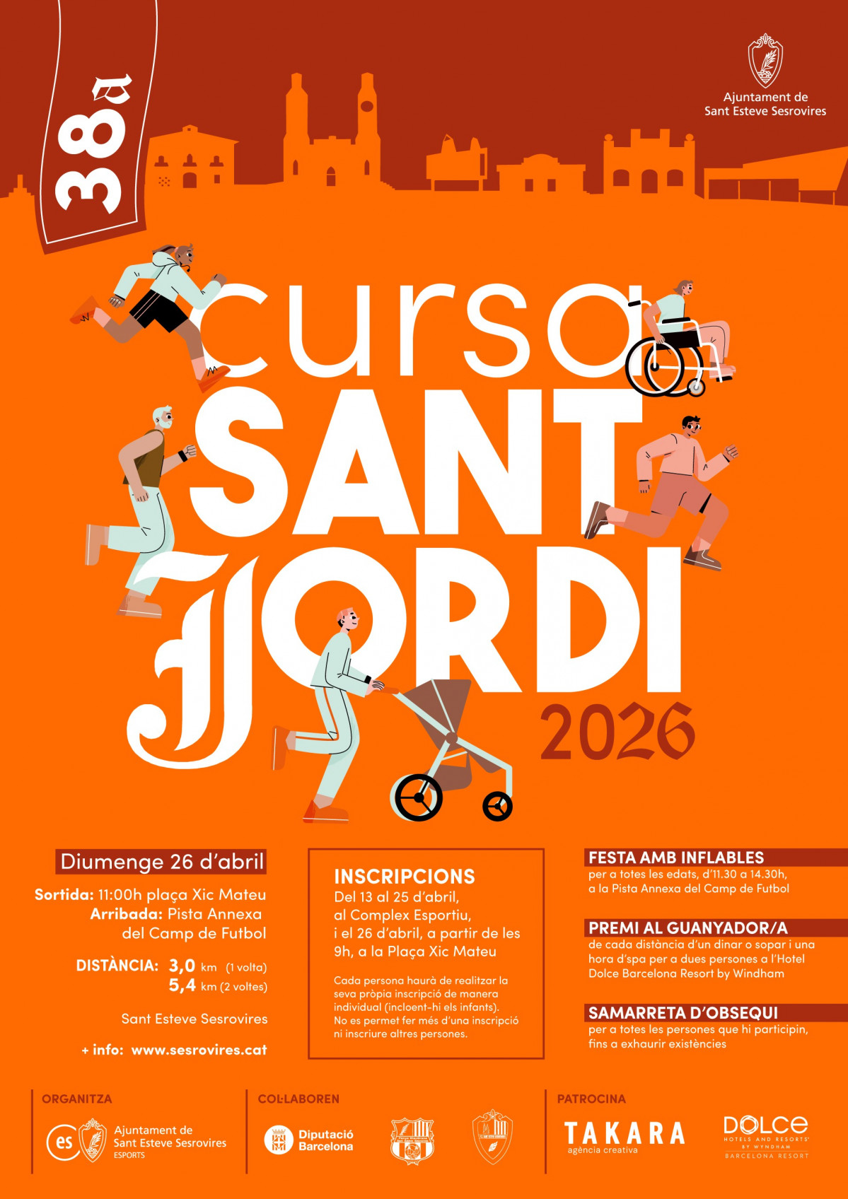 Cartell cursa sant jordi 2026