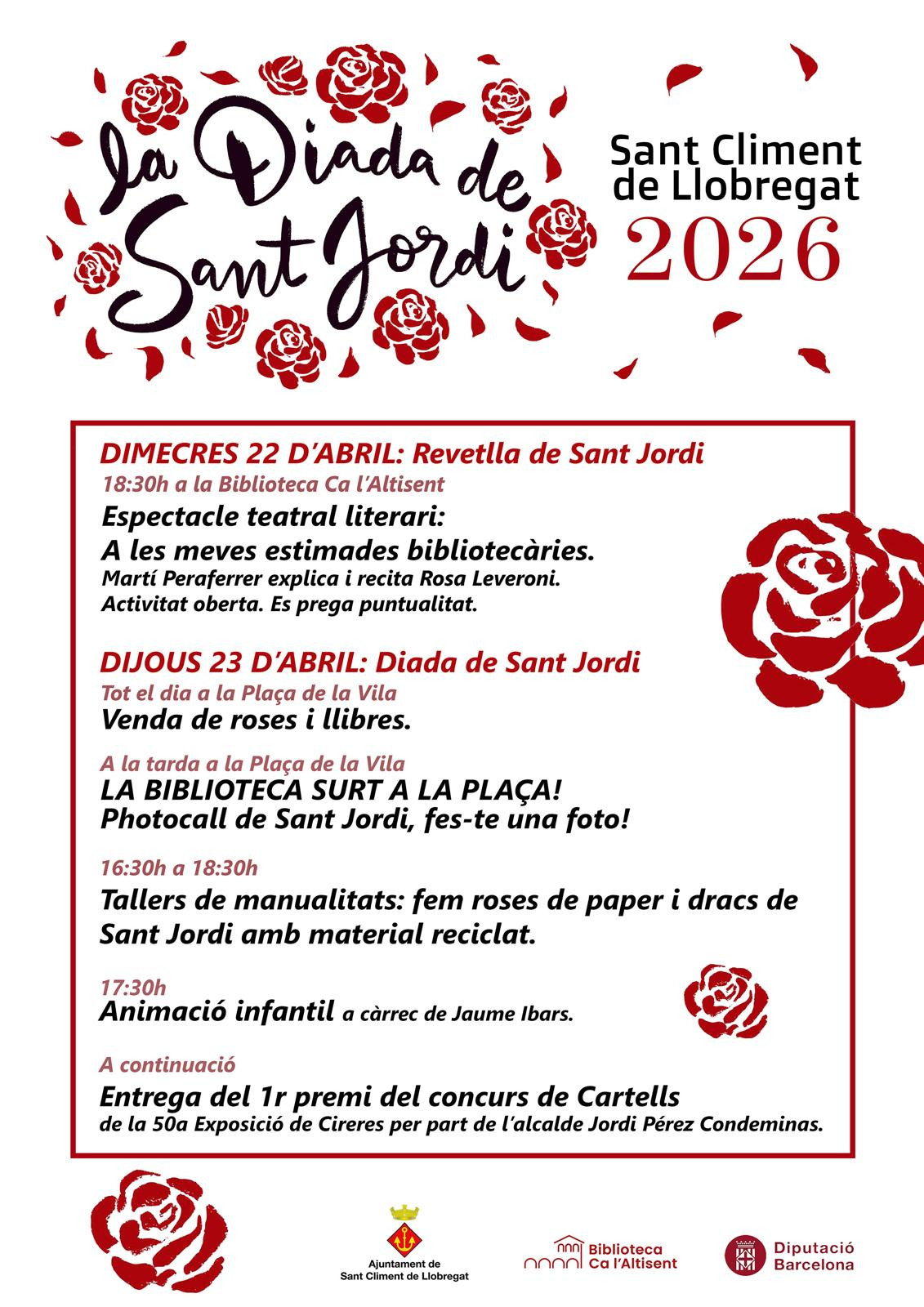 Cartell sant jordi 2026