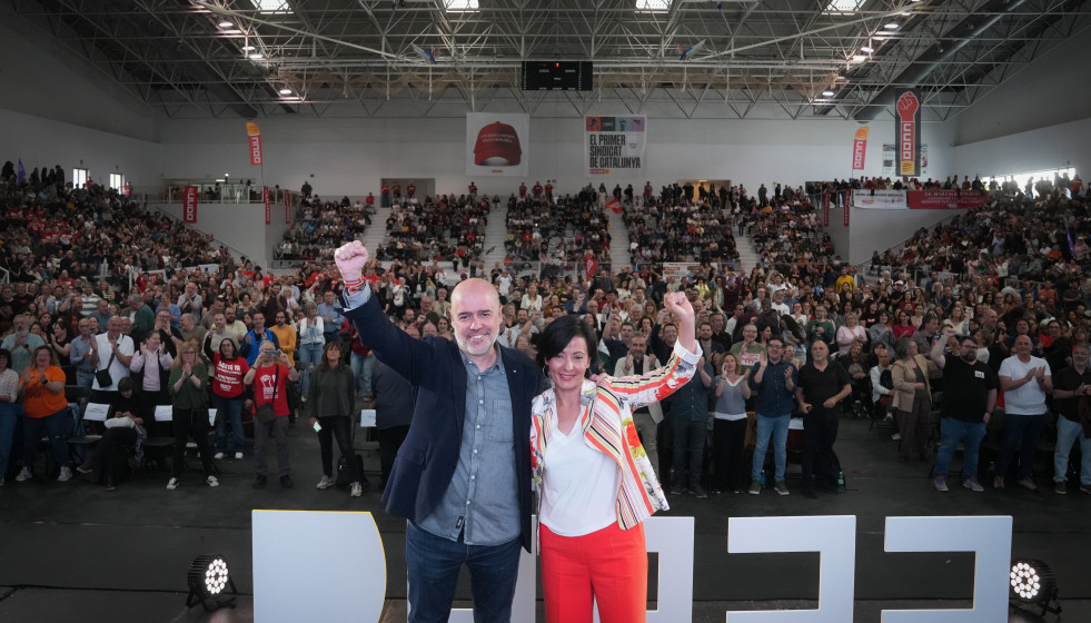 EuropaPress 7445310 secretario general ccoo unai sordo secretaria general ccoo catalunya belen