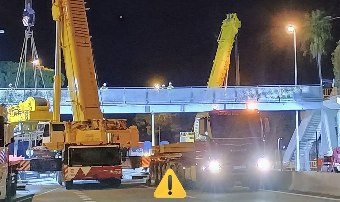 ud83dudea7 Afectacions nocturnes per la retirada de la passera antiga de la Pava el dijous 23 du2019abrilDes