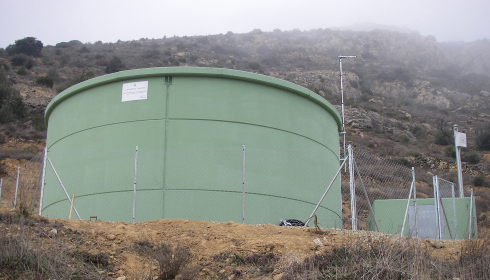 Imagen de un depósito de agua