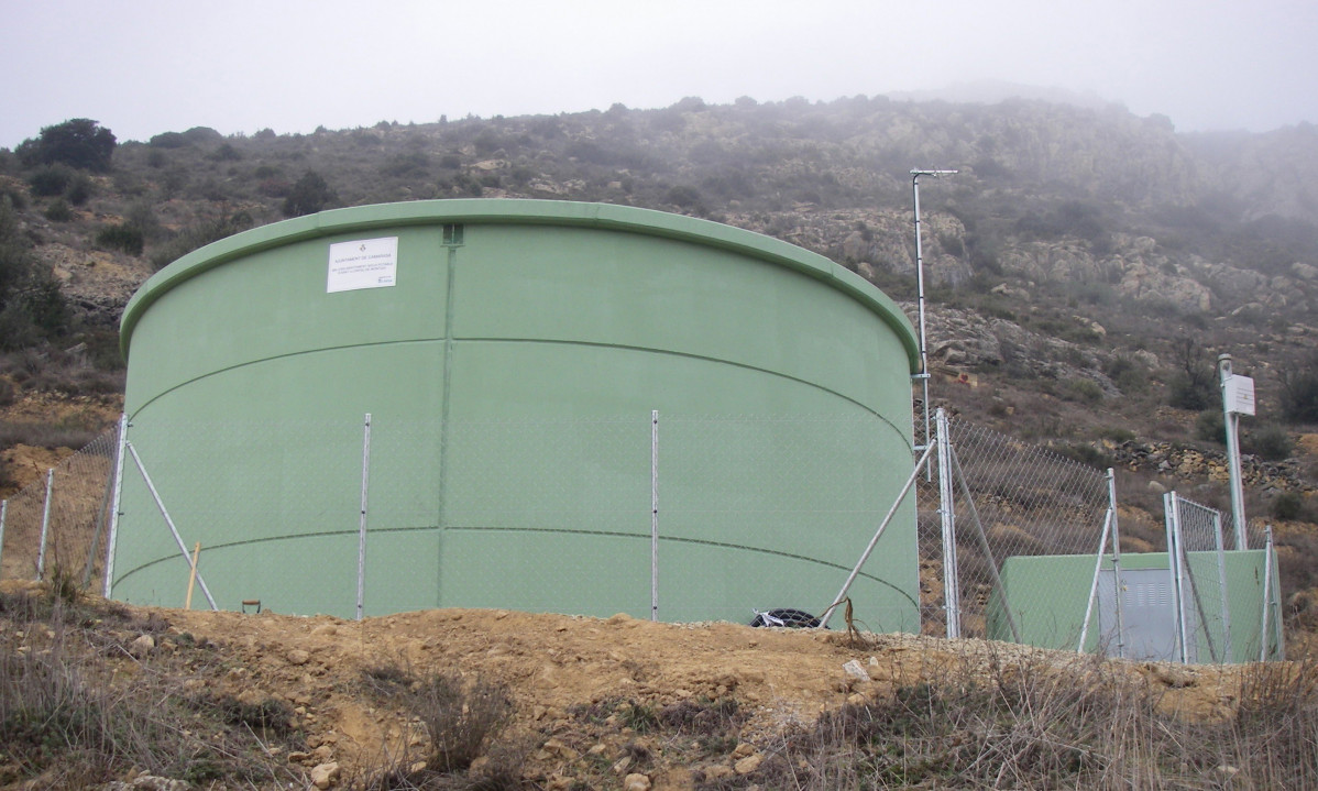 Imagen de un depósito de agua