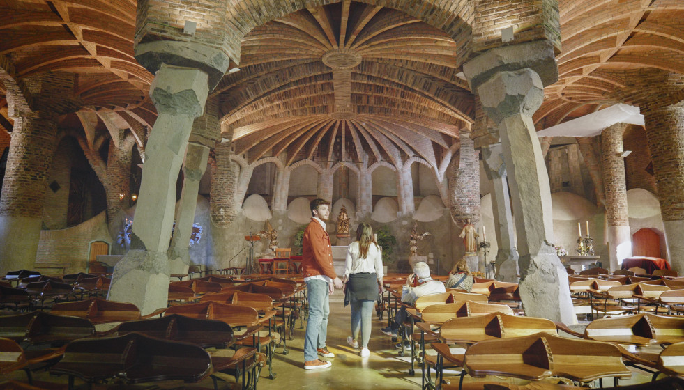 Cripta Gaudí  Santa Coloma de Cervelló Albert Miró   Diputació de Barcelona