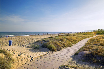 Fotografía de playas del Baix Llobregat @Turisme Baix Llobregat