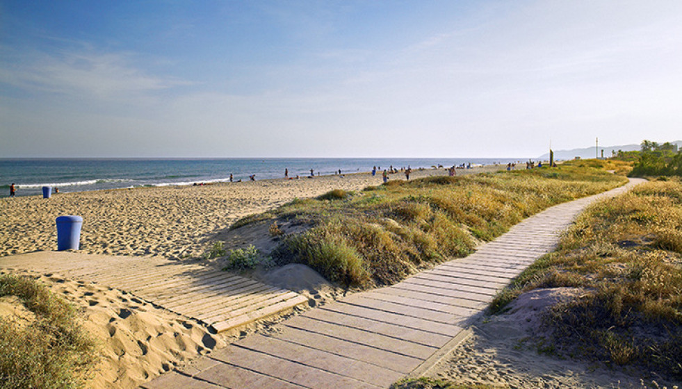Fotografía de playas del Baix Llobregat @Turisme Baix Llobregat