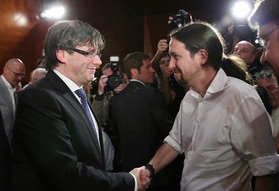 Pablo iglesias carles puigdemont 08062018