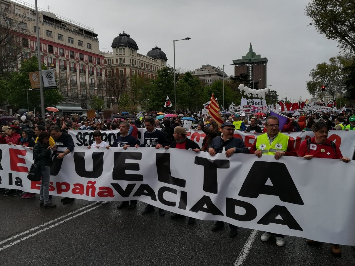 Manifestación españa vaciada