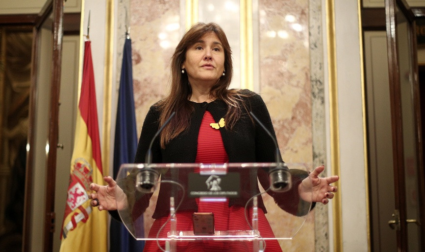 Laura Borràs en el Congreso Enero 2020