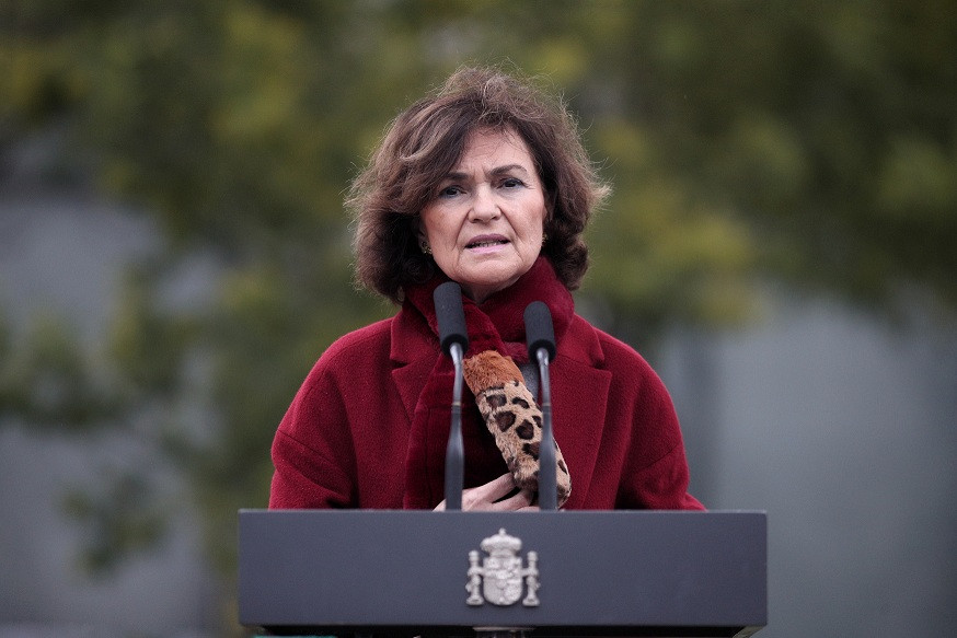 Carmen Calvo (enero 2020 acto víctimas nazismo)