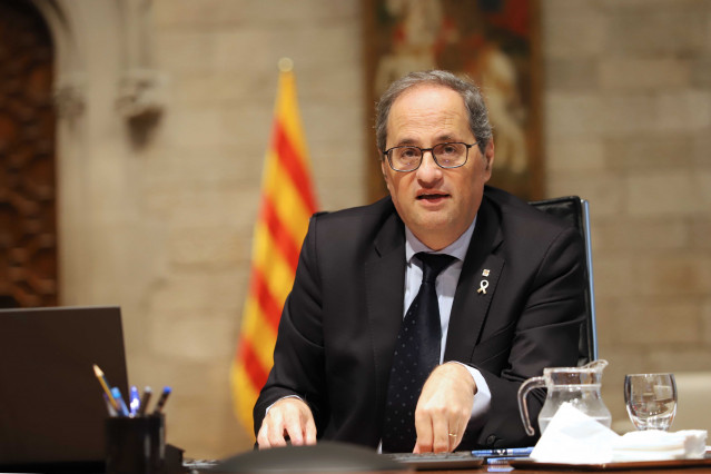 El presidente de la Generalitat, Quim Torra. Foto de archivo.