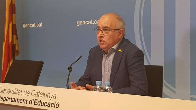 El conseller de Educación Josep Bargalló