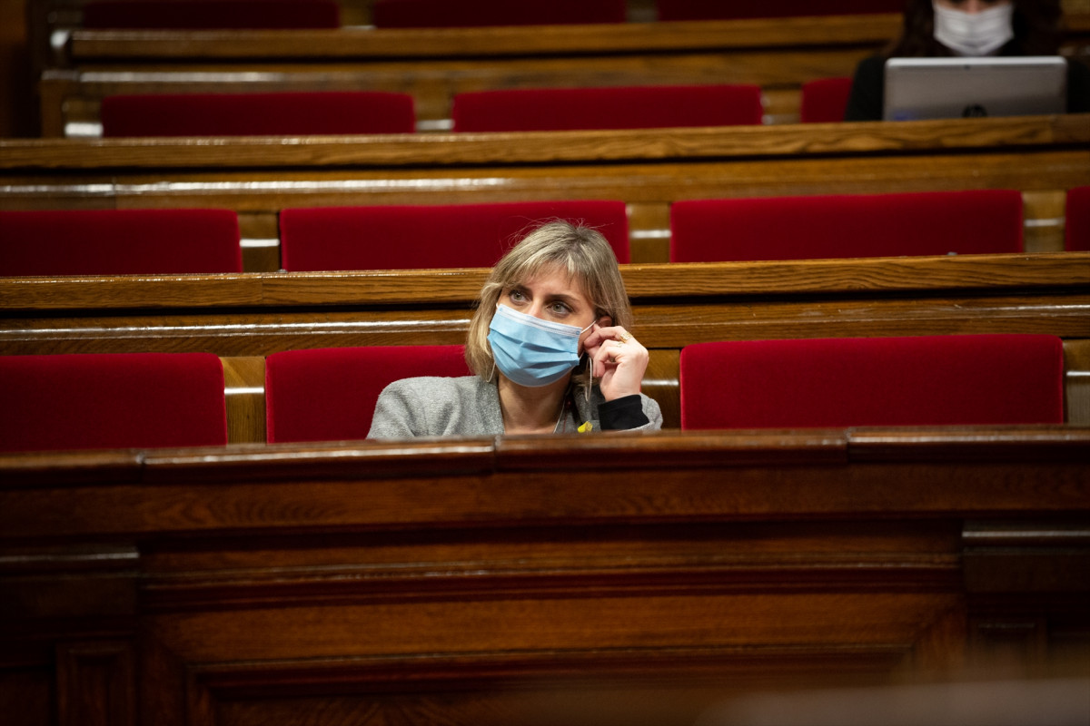La consellera de Salut de la Generalitat, Alba Vergés, en una sesión de control al Govern en el Parlament, en Barcelona, Catalunya (España), a 4 de noviembre de 2020.