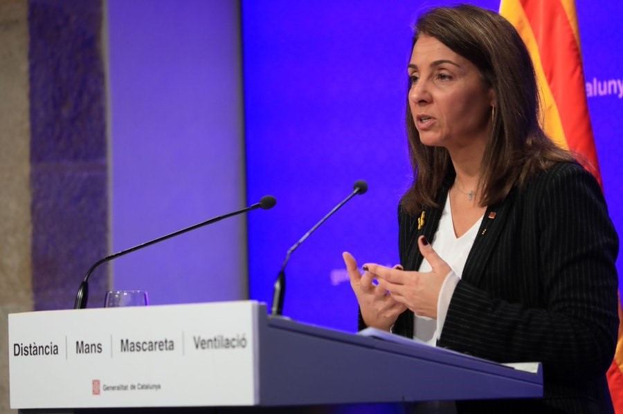 La consellera de Presidència i portaveu del Govern, Meritxell Budó