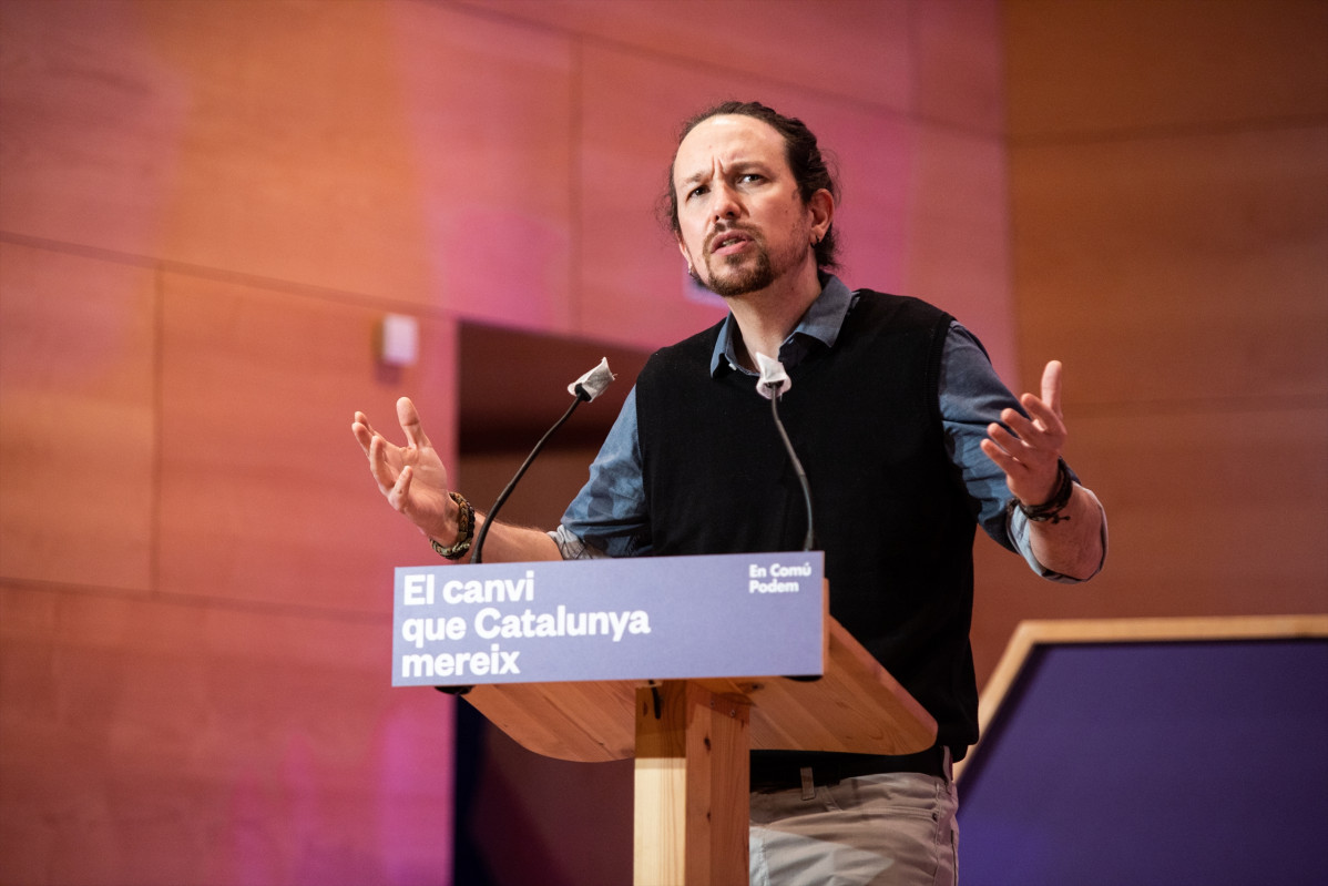 El secretario general de Podemos y vicepresidente segundo del Gobierno, Pablo Iglesias