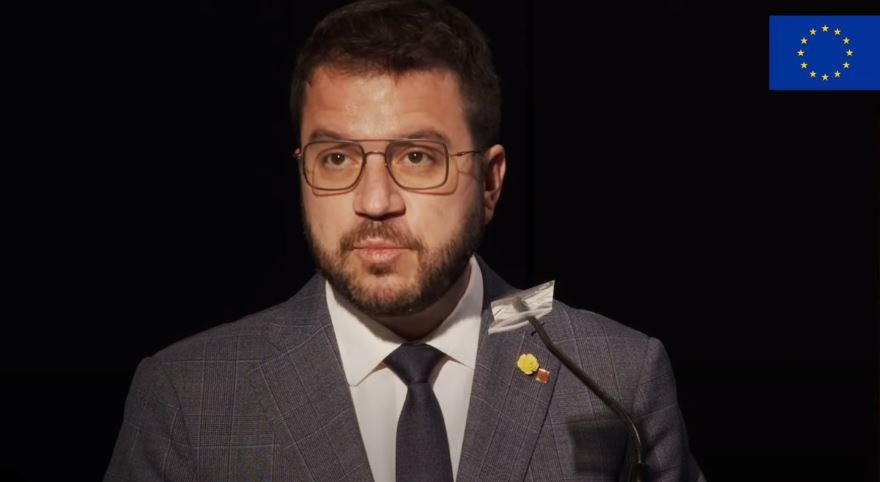 Archivo - Arxivo - El vicepresident de la Generalitat en funcions i candidat d'ERC a la Presidència, Pere Aragonès