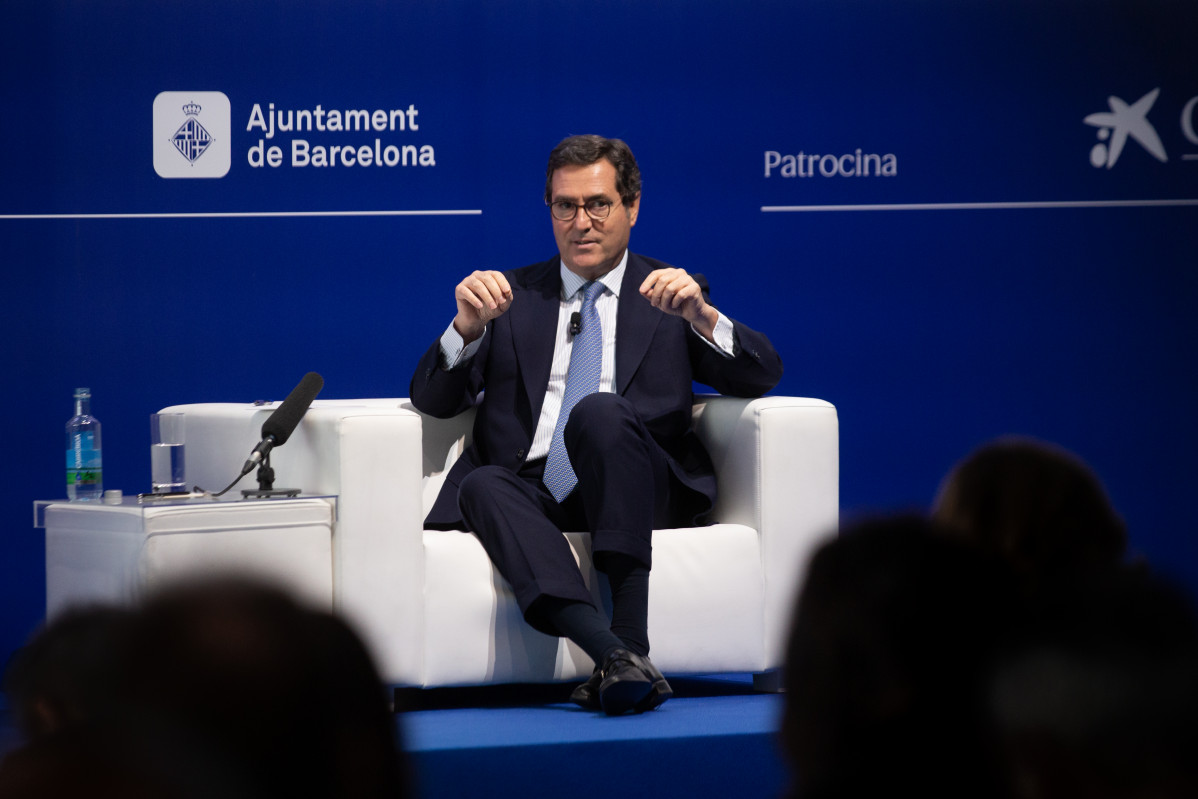 El presidente de la CEOE, Antonio Garamendi