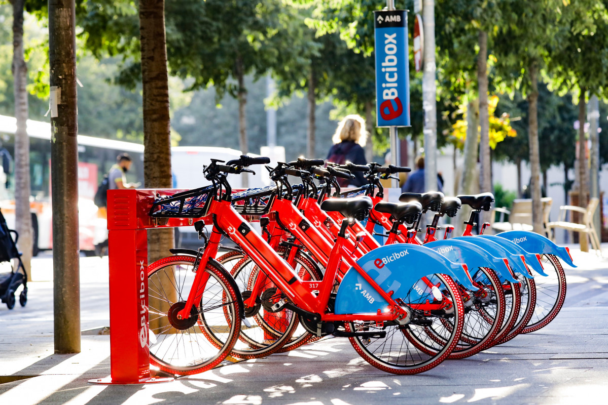 Archivo - Bicicletas del actual sistema de e-Bicibox. - Archivo