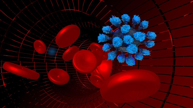 Archivo - Coronavirus, covid-19 , trombo, arterias