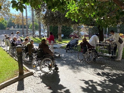 Usuario de un centro de día.