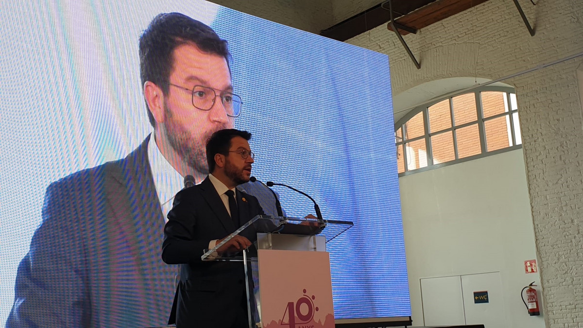 El president de la Generalitat, Pere Aragonès