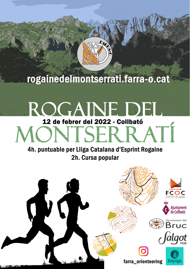 Cartel rogaine del montserrati 12 02 22