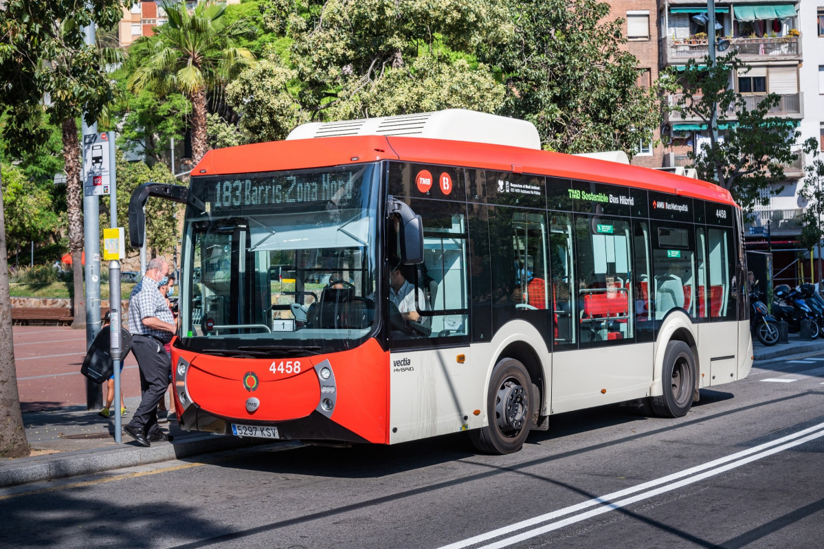 Autobús de TMB de la línea 183